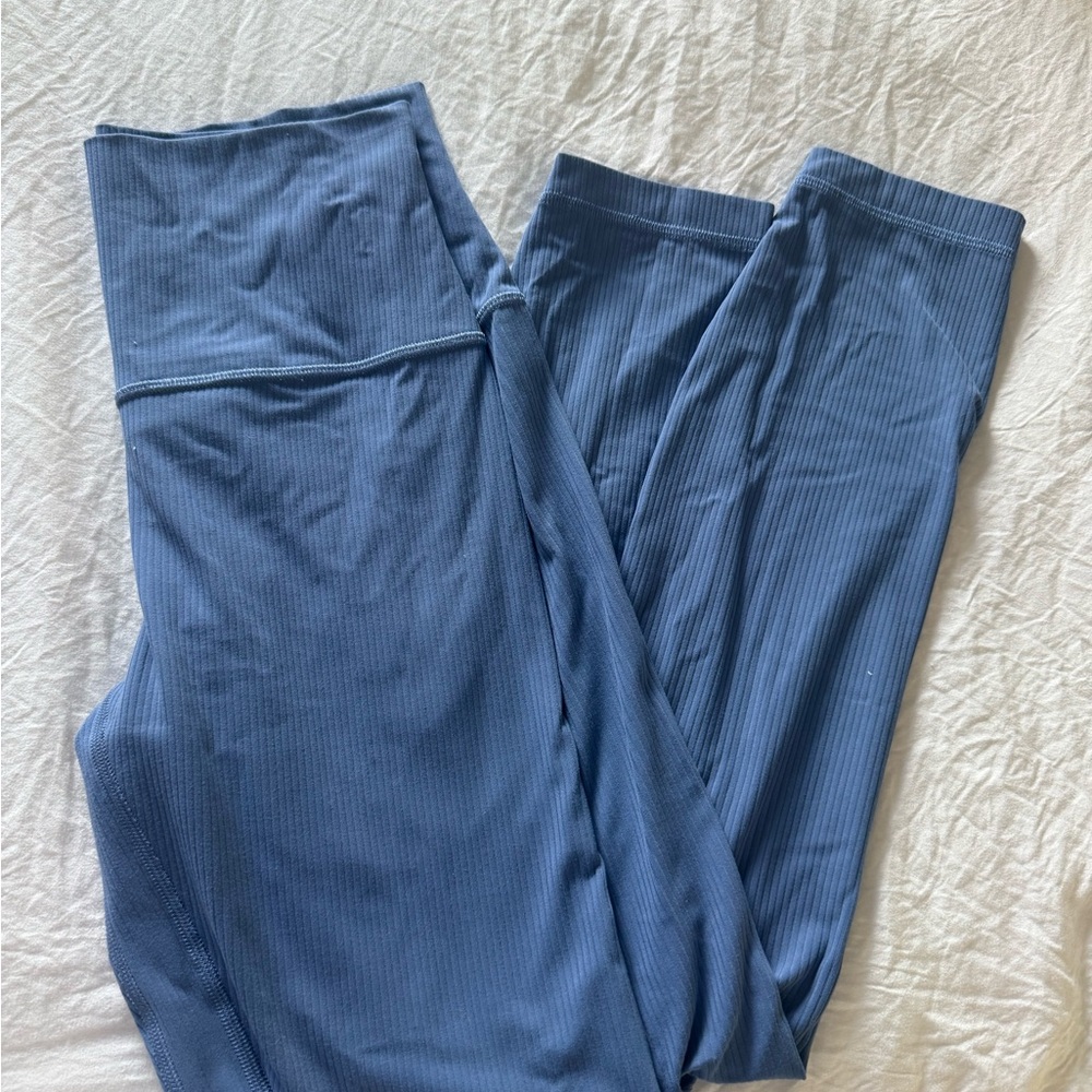 Lululemon 25” Align Ribbed Legging Blue